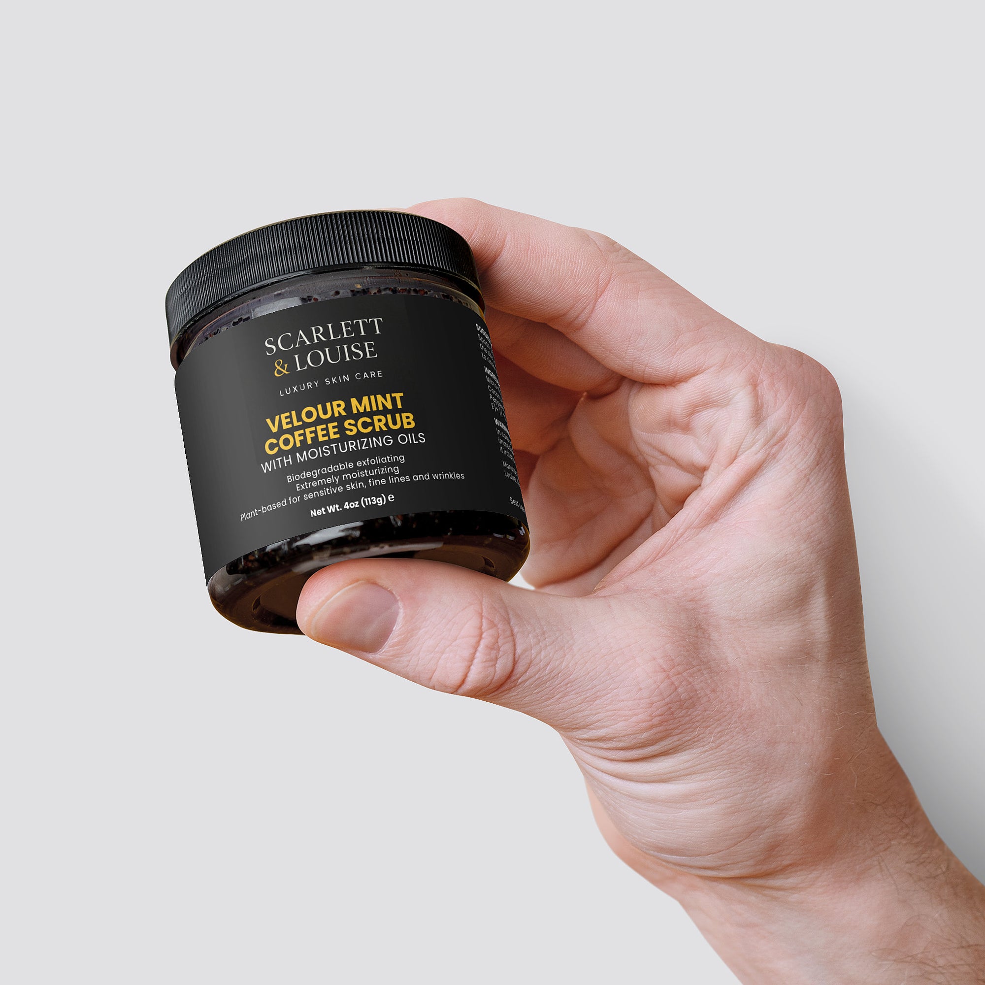 Velour Mint Coffee Scrub
