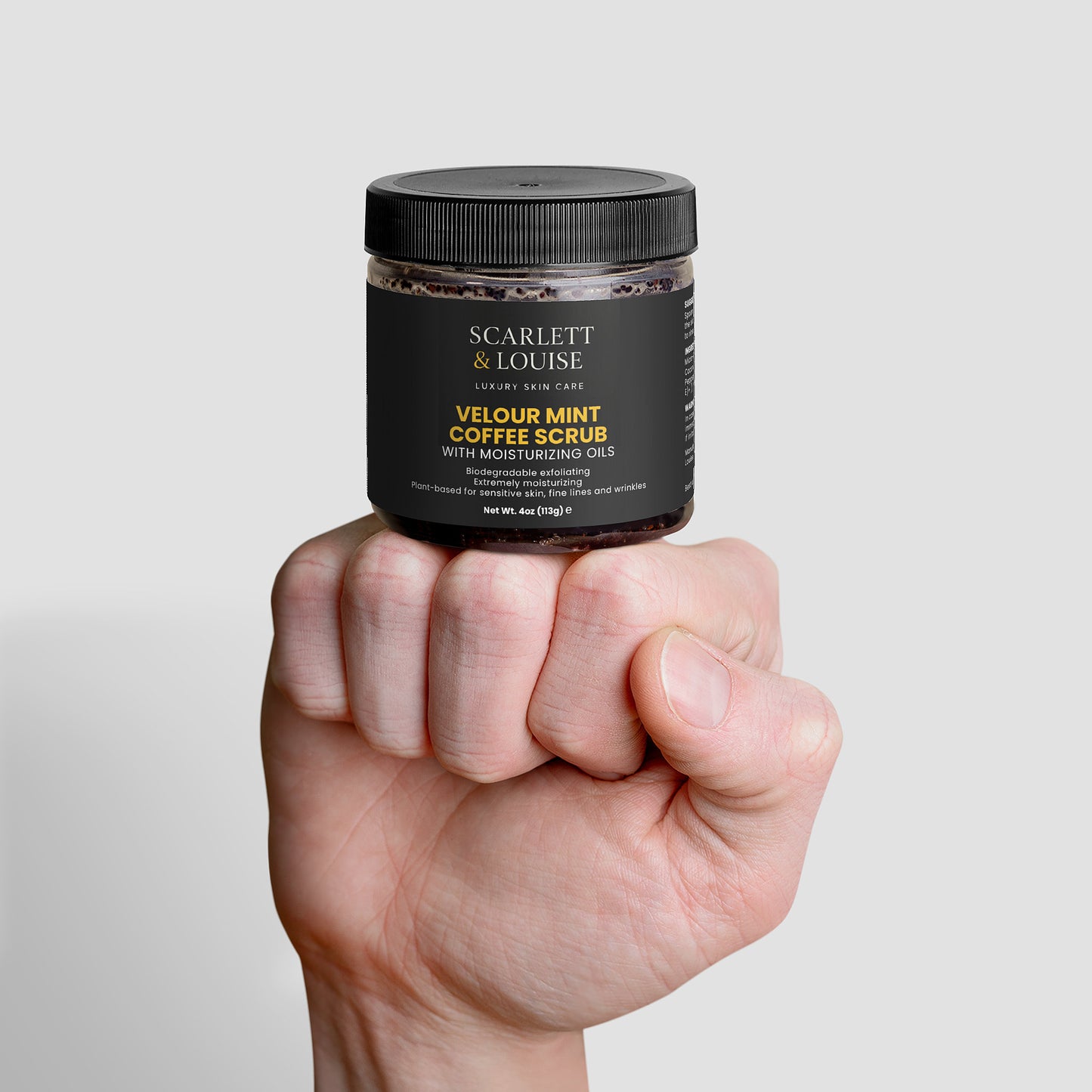 Velour Mint Coffee Scrub