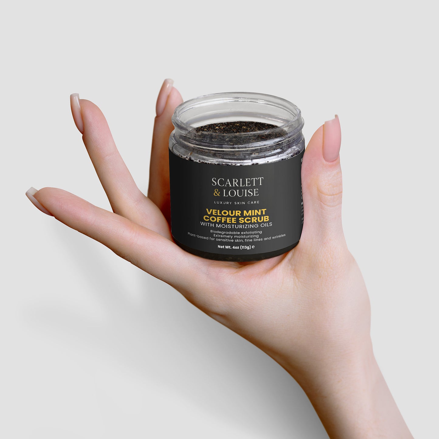 Velour Mint Coffee Scrub