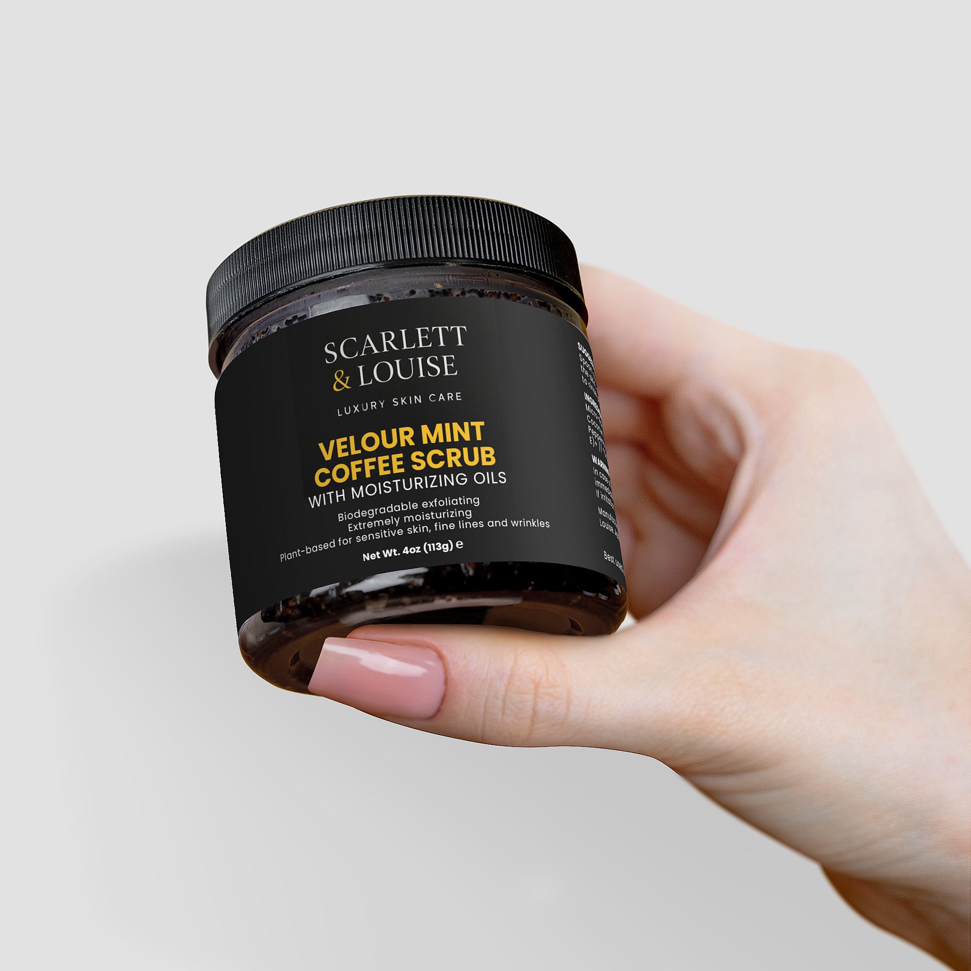 Velour Mint Coffee Scrub