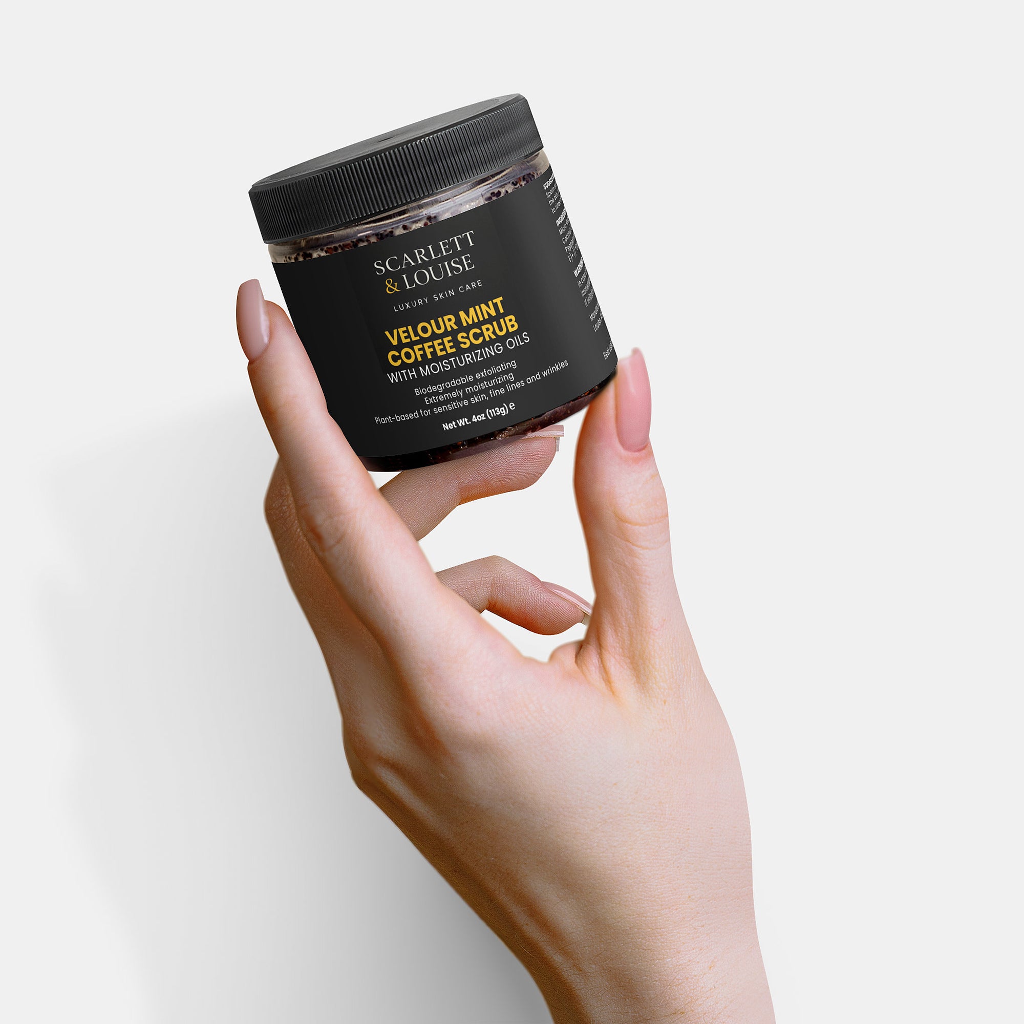 Velour Mint Coffee Scrub